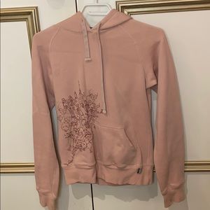 TNA pink graphic hoodie